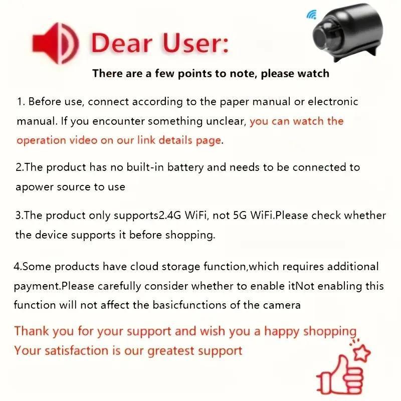 Indoor Security Camera Wireless  720P 