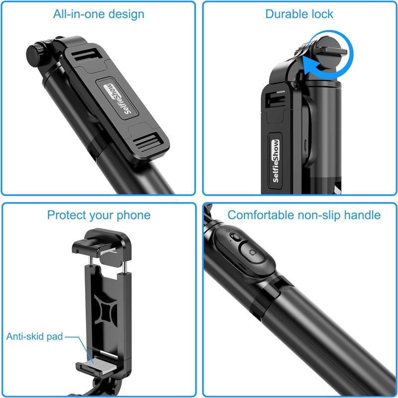 Extendable Selfie Stick Tripod with Wireless Remote