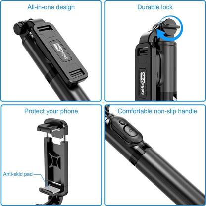 Extendable Selfie Stick Tripod with Wireless Remote