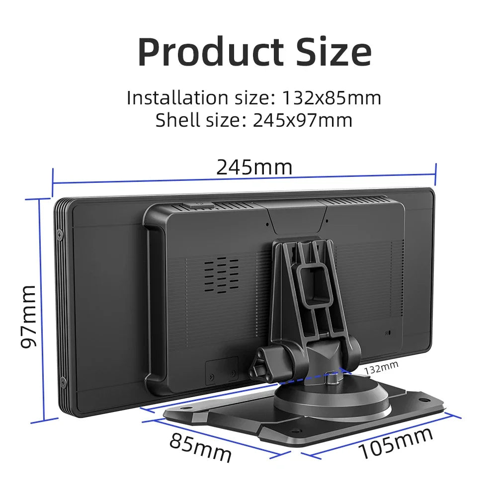 10.26 Inch Car Monitor Wireless Carplay /Android-Auto 