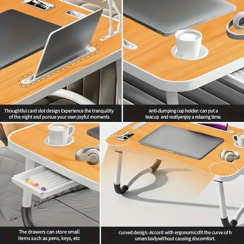 Extra Large Portable Laptop Bed Desk Folding Table