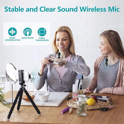 Portable Wireless Lavalier Microphone