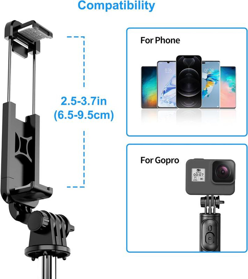 Extendable Selfie Stick Tripod with Wireless Remote