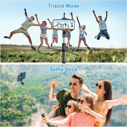Extendable Selfie Stick Tripod with Wireless Remote
